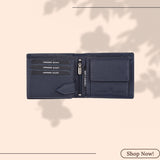 LONDON ALLEY Rakhi Gift Hamper for Brother - Classic brown Men's Leather Wallet, Keyring and Rakhi Combo Gift Set for Brother/Mens.