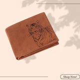 LONDON ALLEY Dave Vintage RFID Blocking Men's Leather Wallet