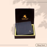 London Alley Slavia Leather Wallet For Men, 6 Card Slot | RFID Blocking