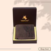 LONDON ALLEY Zale Vintage Brown Men's Leather Wallet