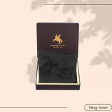 LONDON ALLEY Harley Blue Leather Men's Wallet