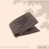 LONDON ALLEY Finch Vintage RFID Blocking Men's Leather Wallet