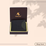LONDON ALLEY Astor Vintage Men's Leather Wallet | RFID Protected | 6 Card Slots | Gift Box included.