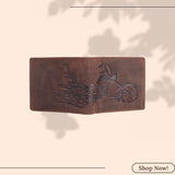 LONDON ALLEY Rakhi Gift Hamper - Harley Vintage Tan Leather Wallet, Reversable Brown/Black Belt & Traditional Rakhi Combo Gift Box for Men