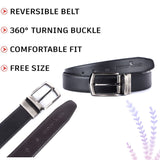 LONDON ALLEY Rakhi Gift Hamper - Harley Vintage Tan Leather Wallet, Reversable Brown/Black Belt & Traditional Rakhi Combo Gift Box for Men