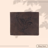 LONDON ALLEY Finch Vintage RFID Blocking Men's Leather Wallet