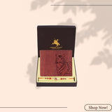LONDON ALLEY Rakhi Gift Hamper for Brother – Davin Leather Wallet and Rakhi Combo Gift Set for Brother/Men