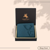 LONDON ALLEY Stark Vintage Leather Wallet for Men | RFID Protected | 8 Card Slots.