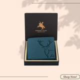 LONDON ALLEY Stark Vintage Leather Wallet for Men | RFID Protected | 8 Card Slots.