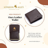 LONDON ALLEY Onex Wallet, RFID Protected, Classic Leather Wallet