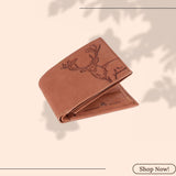 LONDON ALLEY Rakhi Gift Hamper - Elk Vintage Brown Leather Wallet, Reversable Brown/Black Belt & Traditional Rakhi Combo Gift Box for Men