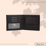 LONDON ALLEY Rakhi Gift Hamper for Brother - Men's Brown Leather Wallet, Brown Keyring and Rakhi Combo Gift Set for Brother