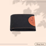 LONDON ALLEY Astor Vintage Men's Leather Wallet | RFID Protected | 6 Card Slots | Gift Box included.