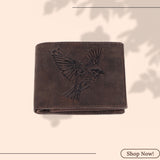 LONDON ALLEY Finch Vintage RFID Blocking Men's Leather Wallet