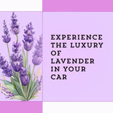 London Alley Car Perfume Hanging Pod | Lavender Fragrance Oils in Glass Bottle with Wooden Diffuser Lid | Interior car perfumes and fresheners | Air Freshener to Freshen'up Your Car.