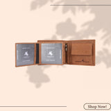 London Alley Rhino Vintage Leather Wallet For Men, 6 Card Slot | RFID Blocking