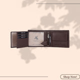 London Alley Slavia Leather Wallet For Men, 6 Card Slot | RFID Blocking