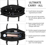 London Alley Women's Office Tote Bag | Stylish Tote for 13.5-inch Laptop | Ladies laptop bag