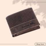 LONDON ALLEY Flex Vintage RFID Blocking Men's Leather Wallet