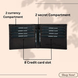 London Alley Martin Leather Wallet For Men | RFID Protected | Classic leather Wallet