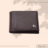 LONDON ALLEY Rakhi Gift Hamper for Brother - Classic Brown Men's Leather Wallet, Keyring and Rakhi Combo Gift Set for Brother/Mens.