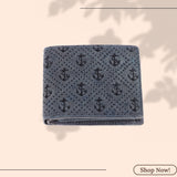 LONDON ALLEY Rakhi Gift Hamper for Brother – Anchor Leather Wallet and Rakhi Combo Gift Set for Brother/Men