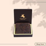 London Alley Rhino Vintage Leather Wallet For Men, 6 Card Slot | RFID Blocking