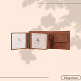 LONDON ALLEY Dave Vintage RFID Blocking Men's Leather Wallet