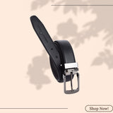 LONDON ALLEY ELK RFID Blocking Vintage Leather Wallet & Black/Brown Reversible Belt Combo Gift Box for Men