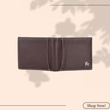 LONDON ALLEY Rakhi Gift Hamper for Brother - Classic Brown Men's Leather Wallet, Keyring and Rakhi Combo Gift Set for Brother/Mens.