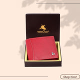 London Alley Slavia Leather Wallet For Men, 6 Card Slot | RFID Blocking