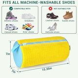 London Alley Shoe Washing Machine Bag |Delicates 360° Deep Cleaning | Washable Laundry Organizer for Under Garments.