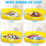 London Alley Shoe Washing Machine Bag |Delicates 360° Deep Cleaning | Washable Laundry Organizer for Under Garments.