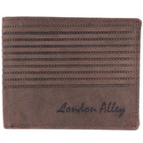 London Alley Drake Vintage RFID Blocking Leather Wallet & Pen Combo Gift Set for Men