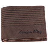 London Alley Drake Vintage RFID Blocking Leather Wallet & Pen Combo Gift Set for Men