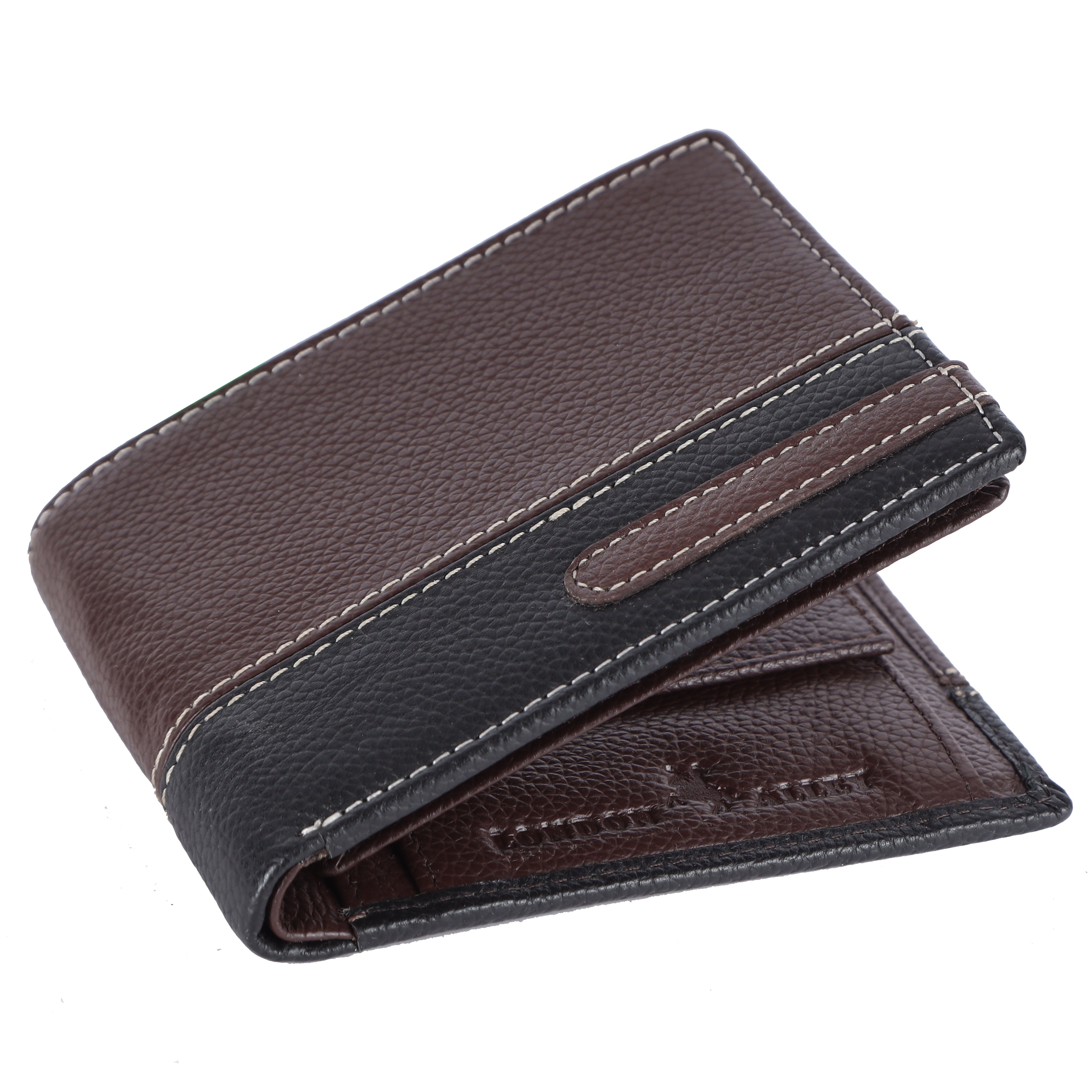 LONDON ALLEY Vibe Classic Brown/Black Men's Leather Wallet