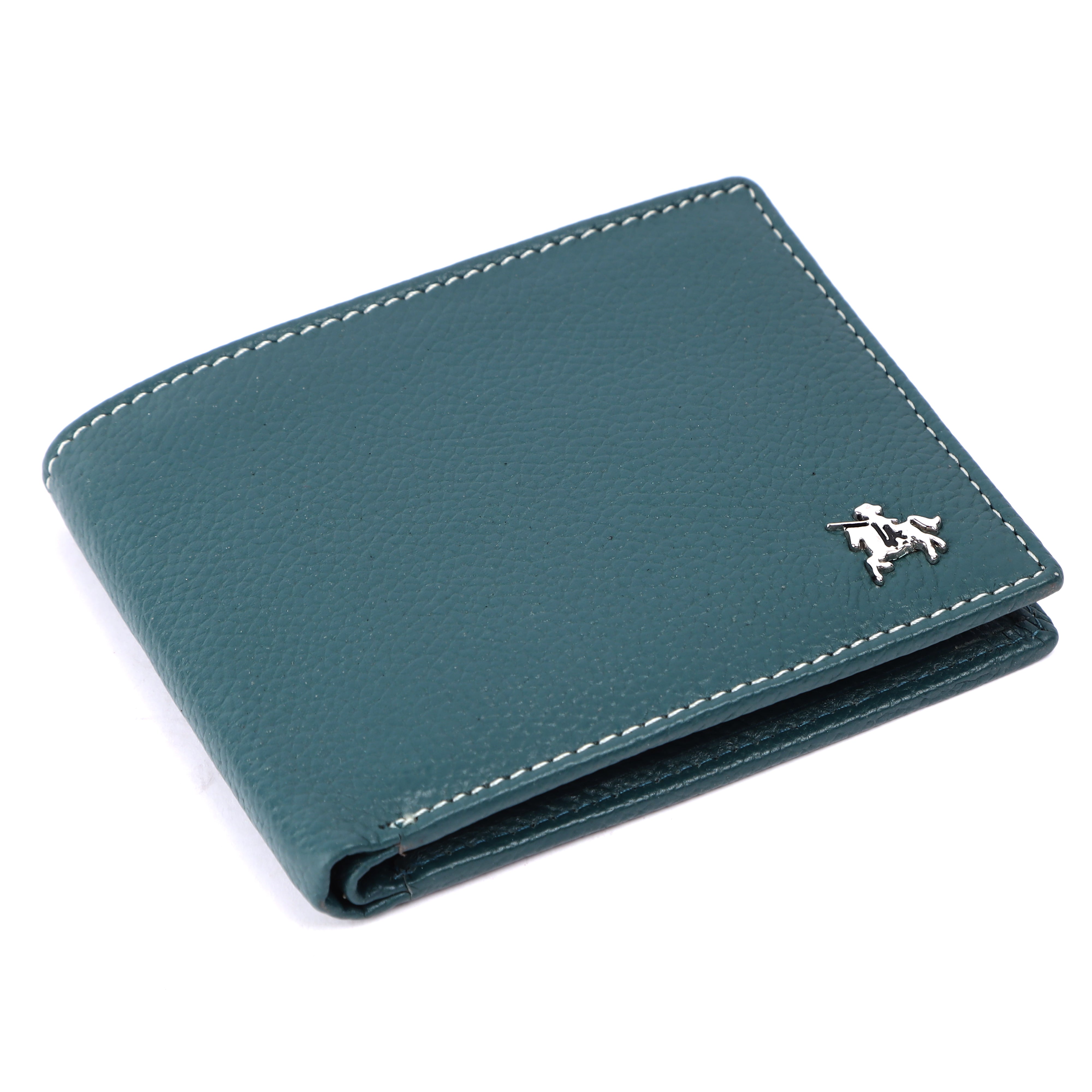 London Alley Martin Green Leather Wallet For Men | RFID Protected | Classic leather Wallet