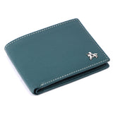 London Alley Martin Green Leather Wallet For Men | RFID Protected | Classic leather Wallet