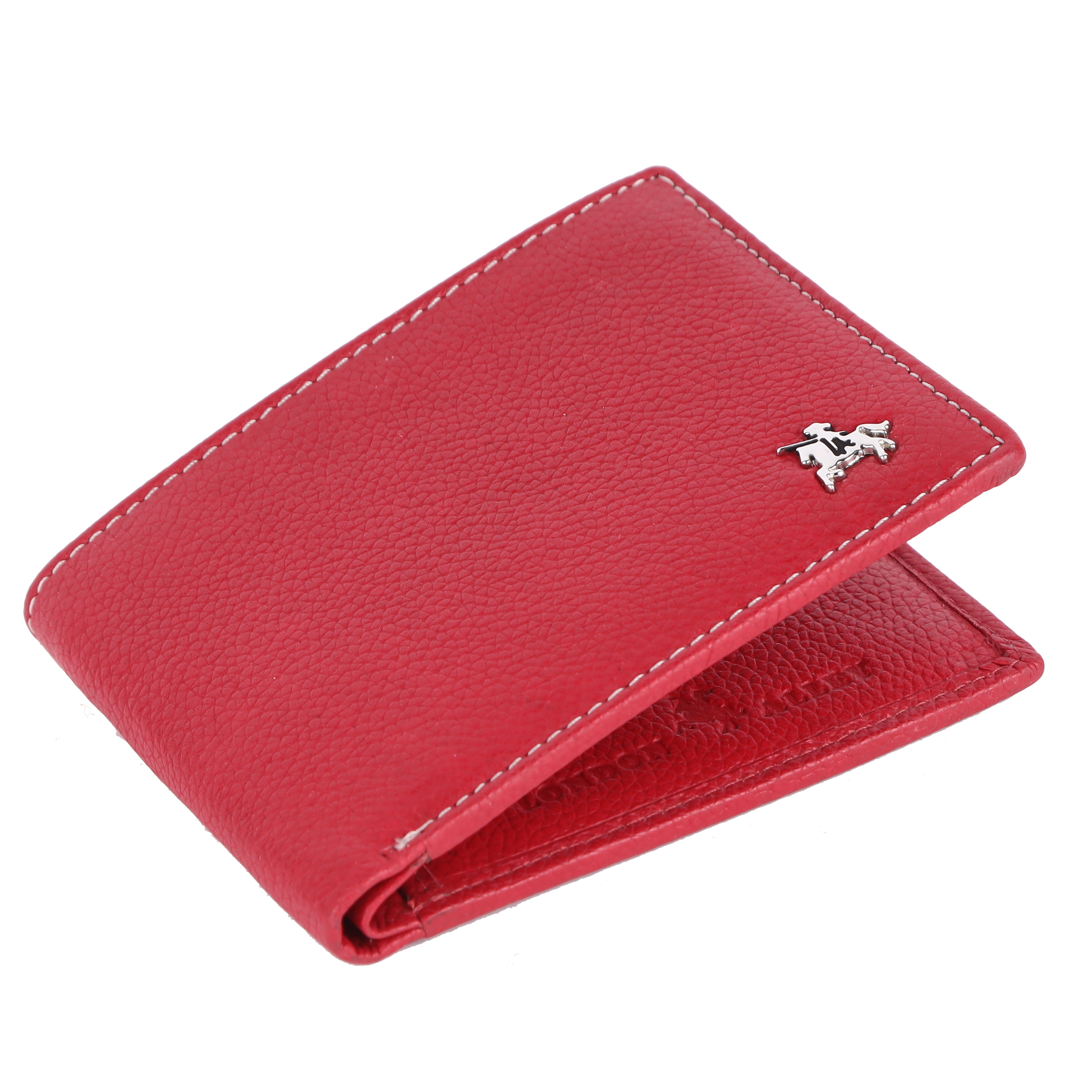 LONDON ALLEY Aston Red Leather  Wallet | RFID Protected | Classic Leather Wallet