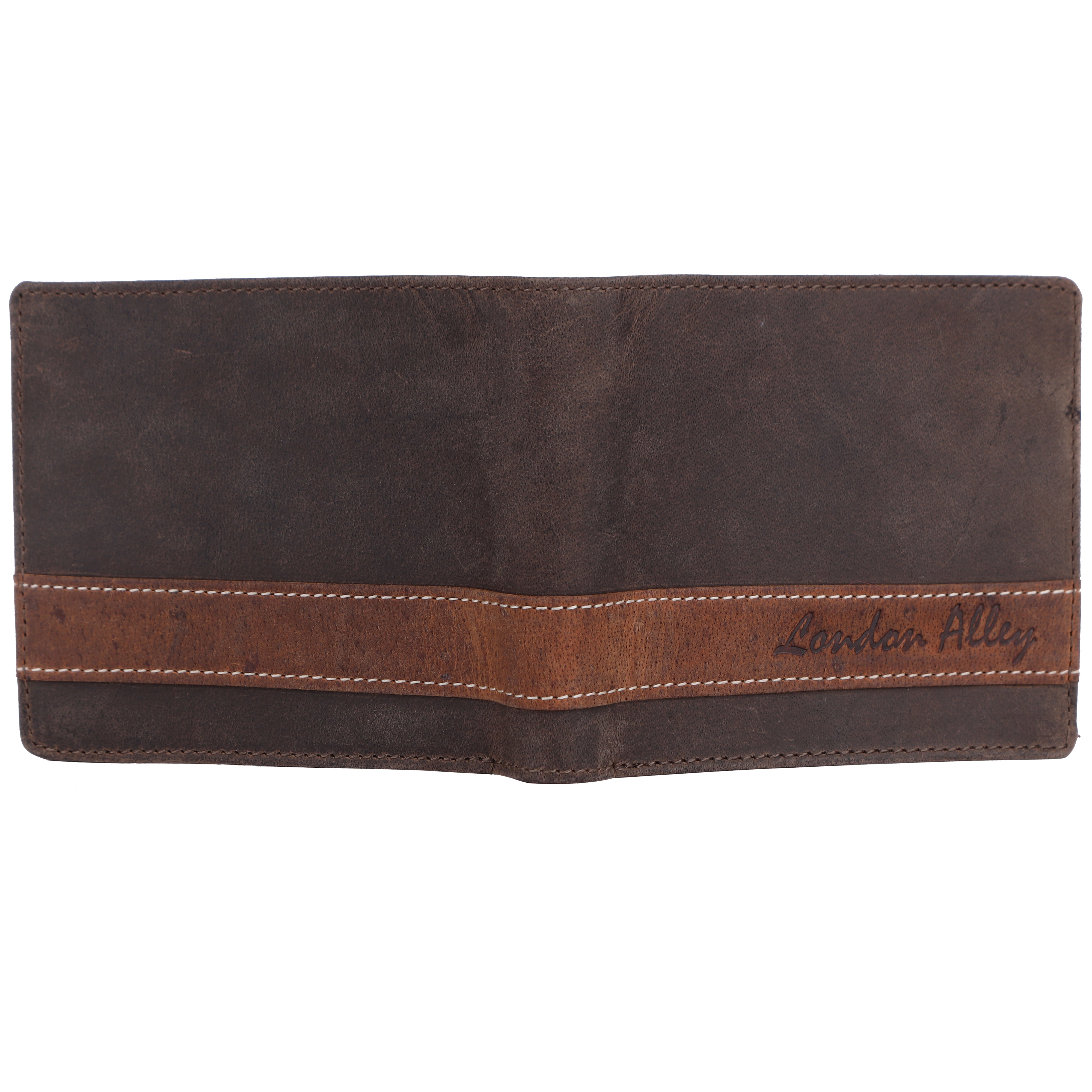 LONDON ALLEY Flex Vintage Brown Men's Leather Wallet