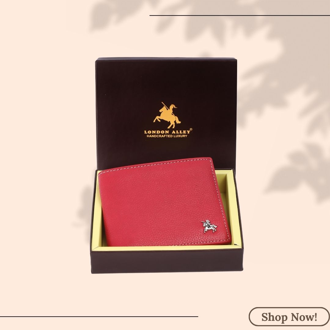 London Alley Martin Leather Wallet For Men | RFID Protected | Classic leather Wallet