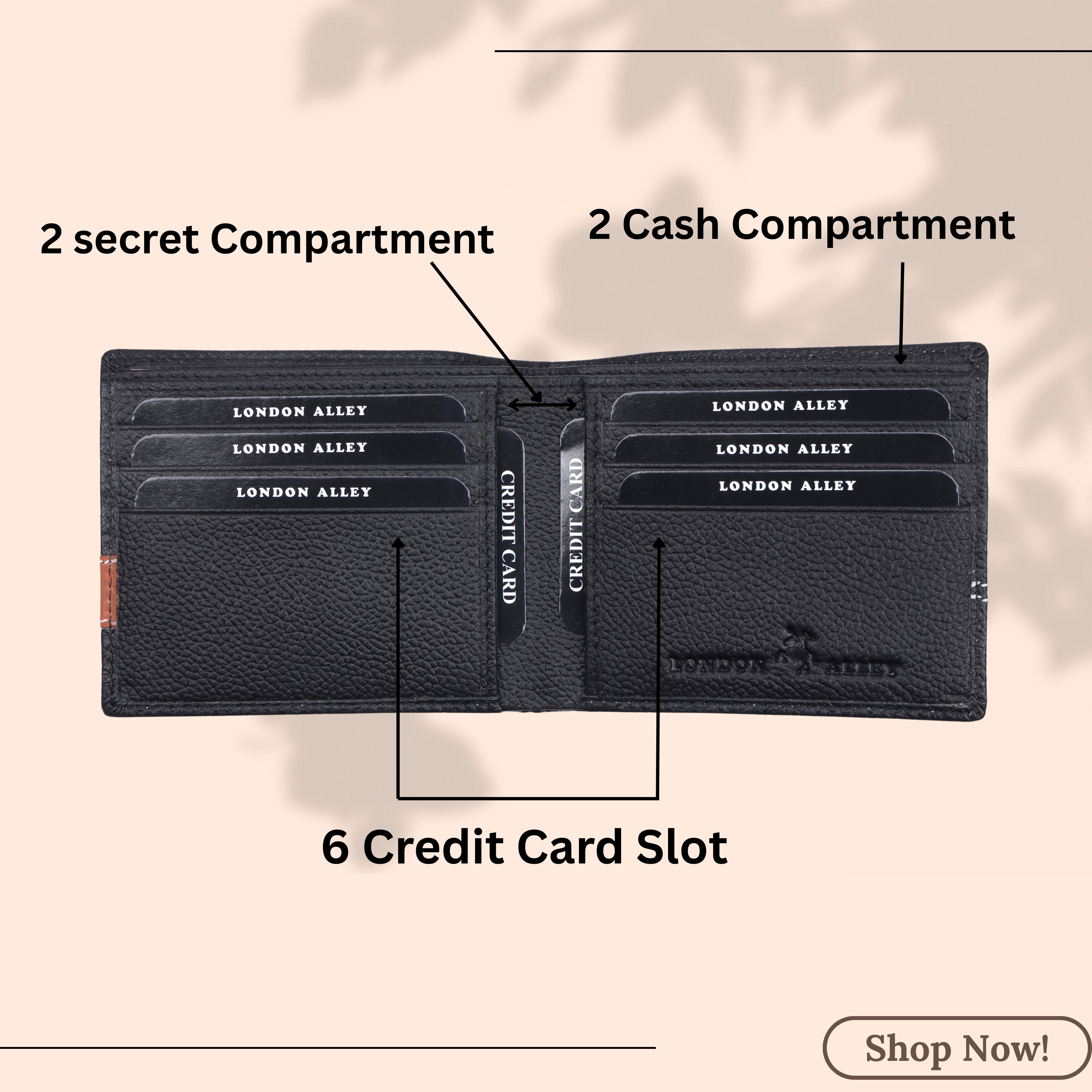 London Alley Swiss Premium Wallet & Reversible Belt Gift Set for Men