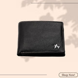 London Alley Martin Black Leather Wallet For Men | RFID Protected | Classic leather Wallet