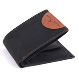 LONDON ALLEY Astor Vintage Black/Tan Men's Leather Wallet | RFID Protected | 6 Card Slots | Gift Box included.