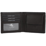 LONDON ALLEY Onex Black Wallet, RFID Protected, Classic Leather Wallet