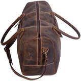 London Alley Leather Duffel bag | Travel leather Bag | With Spacious Compartments.