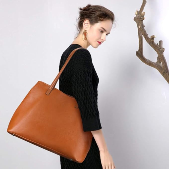 London Alley Ladies leather Shopper Bag | With Multiple compartments and straps.