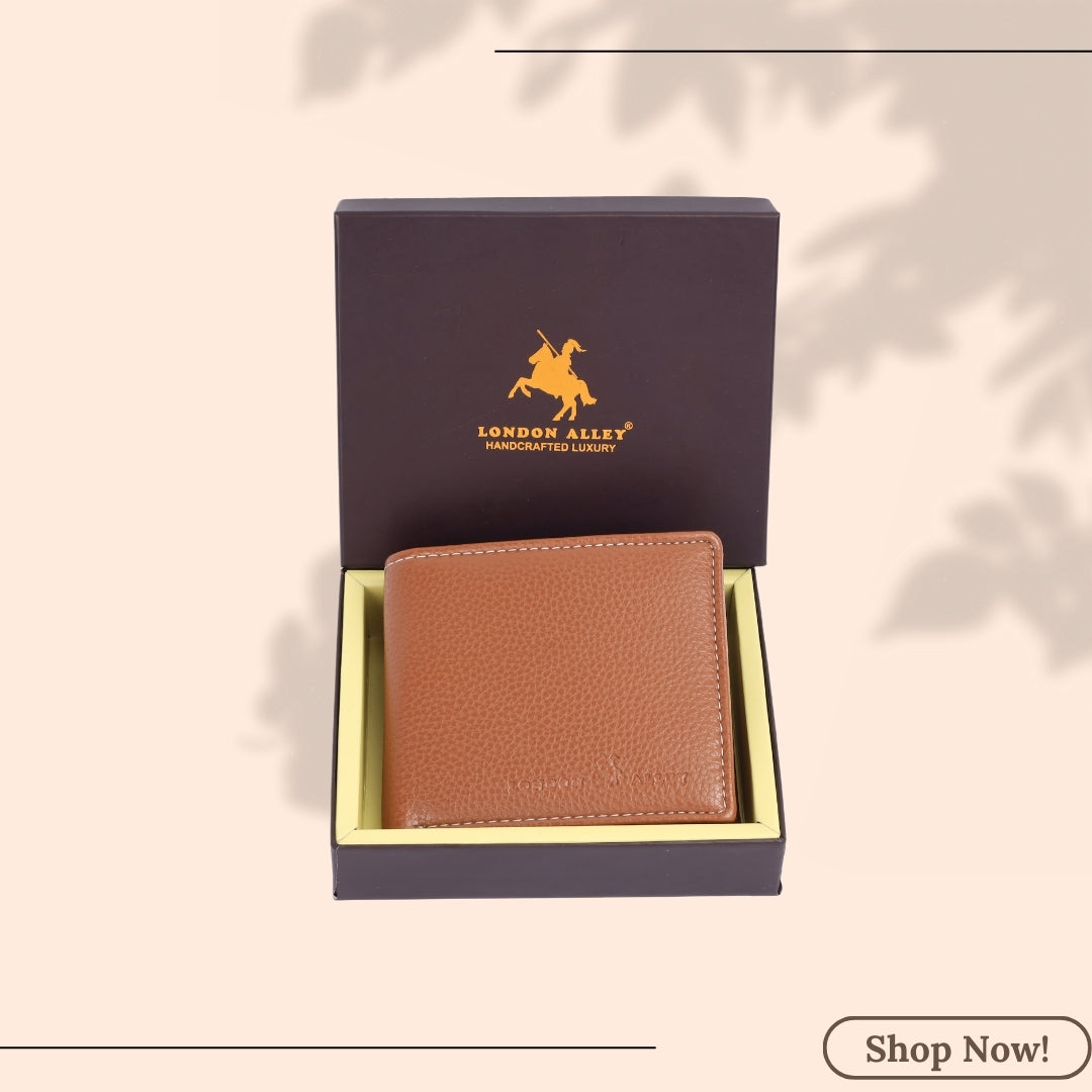 LONDON ALLEY Onex Wallet, RFID Protected, Classic Leather Wallet