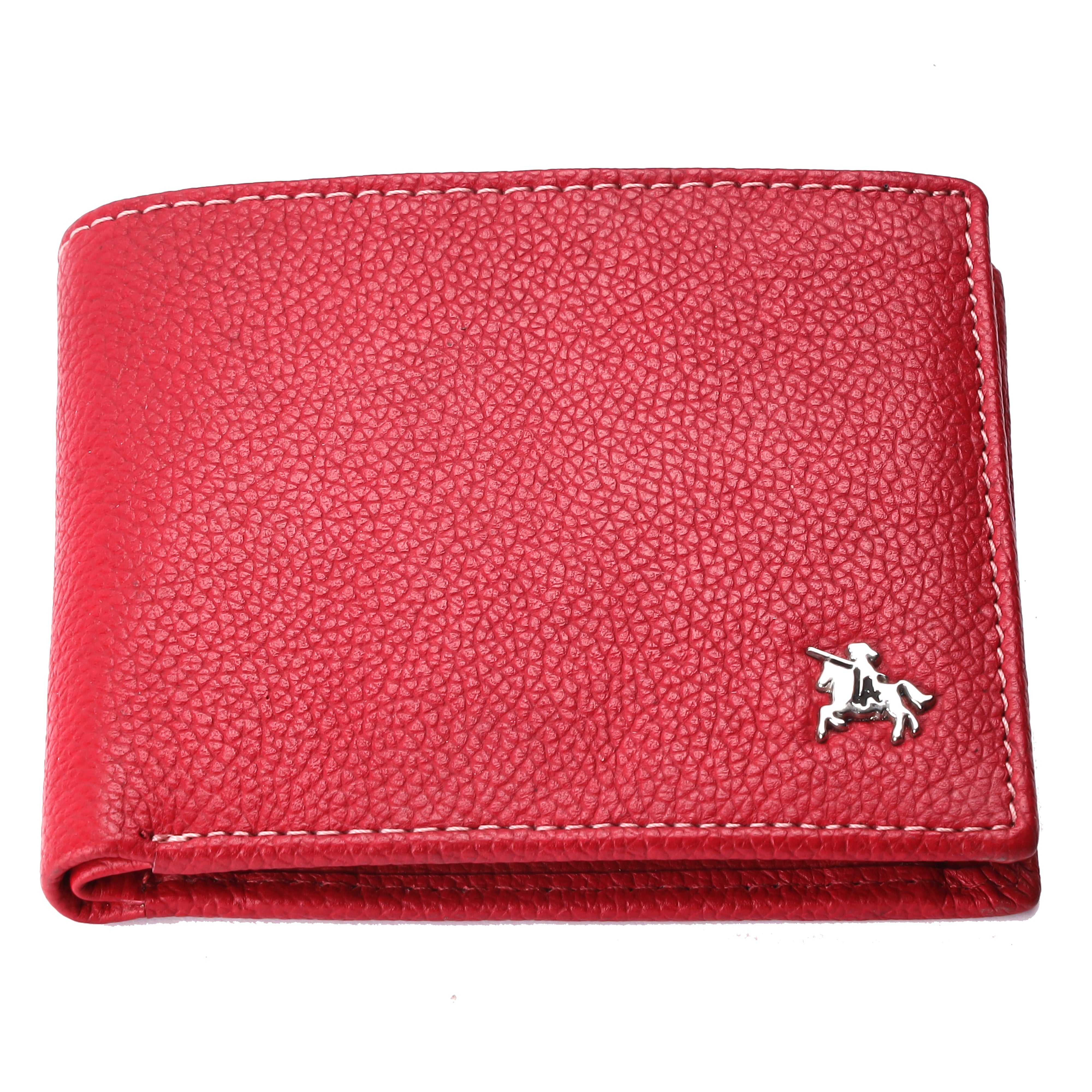 LONDON ALLEY Aston Red Leather  Wallet | RFID Protected | Classic Leather Wallet