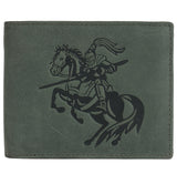 LONDON ALLEY Sparta Vintage Green RFID Blocking Men's Leather Wallet